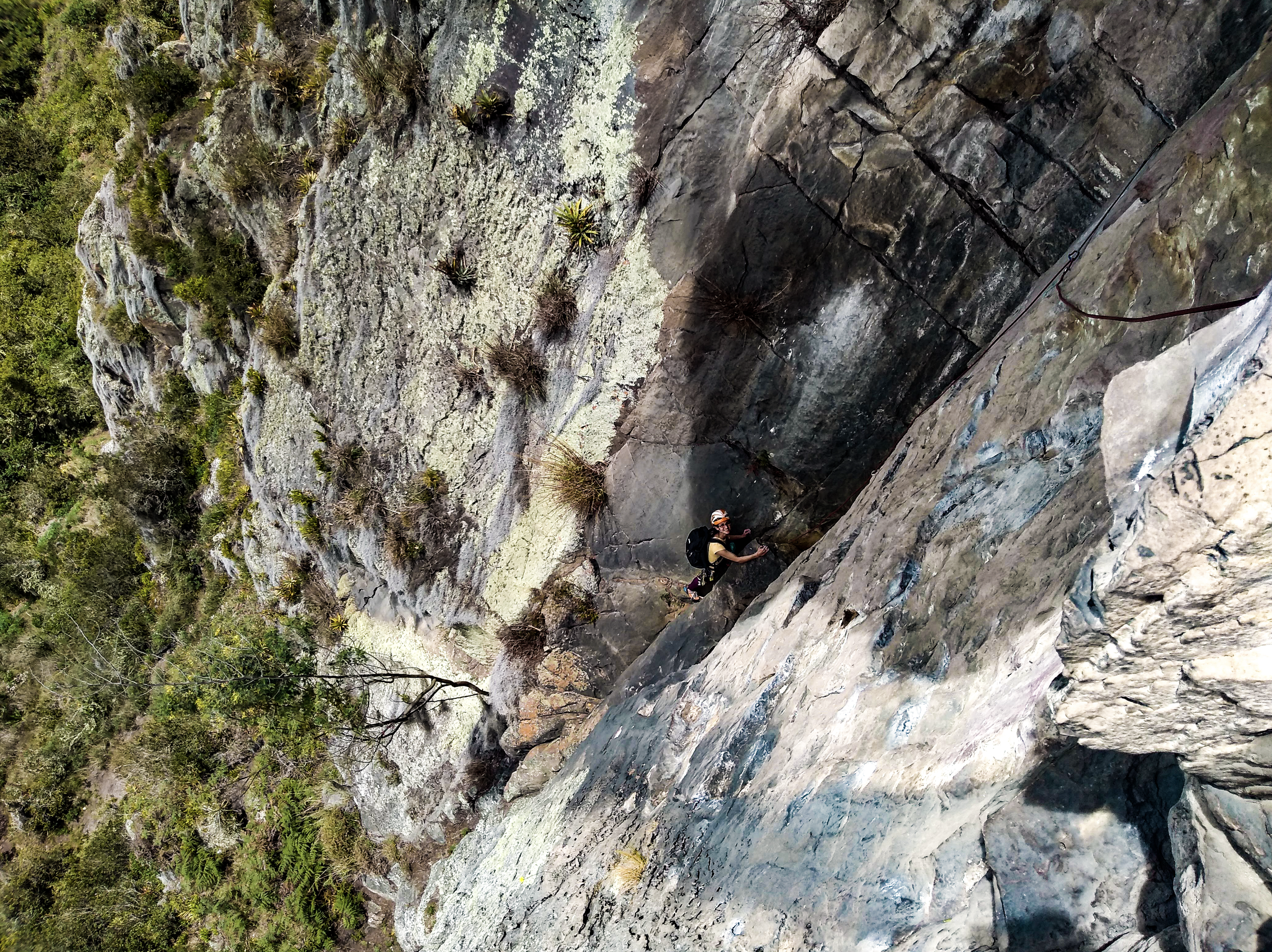 Escalada en roca en Suesca